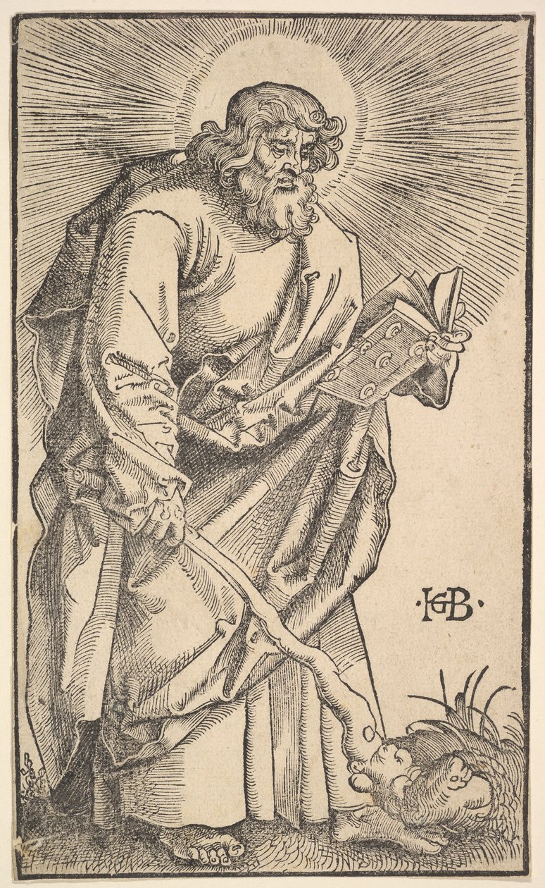 St. Judas Thaddaeus from Christ and the Apostles, 1519 by Hans Baldung
