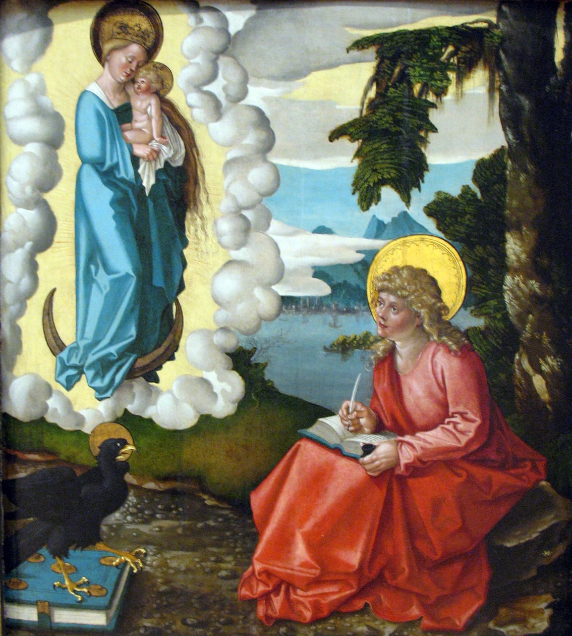 Saint John the Evangelist on Patmos by Hans Baldung Grien