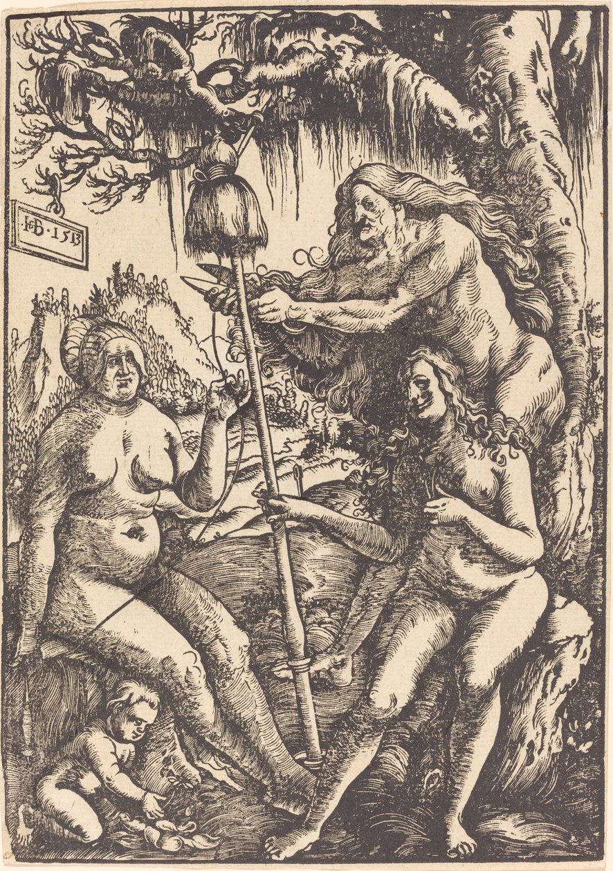 The Three Fates: Lachesis, Atropos and Clotho by Hans Baldung Grien