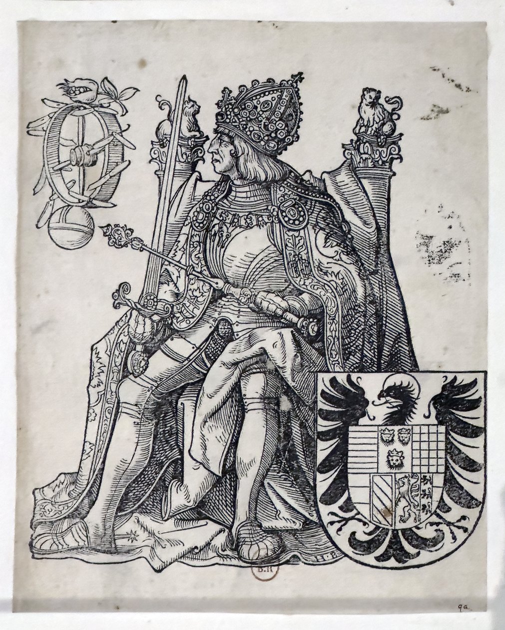 The Emperor Maximilian (c.1509-1512) by Hans Burgkmair
