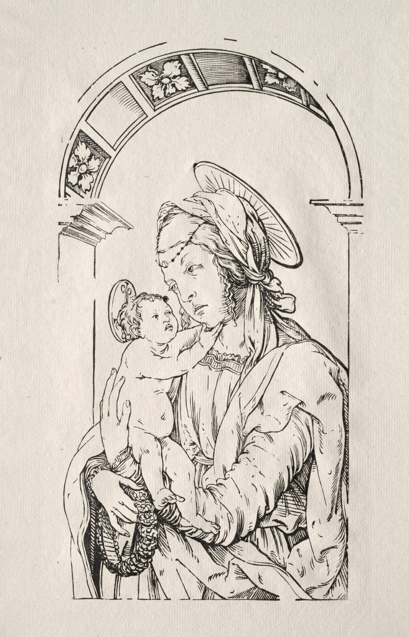The Virgin with the Child under an Arch by Hans Burgkmair
