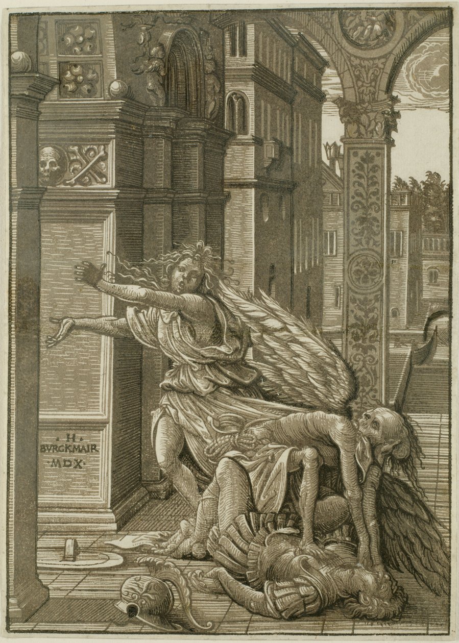 Lovers Surprised by Death by Hans Burgkmair the Elder