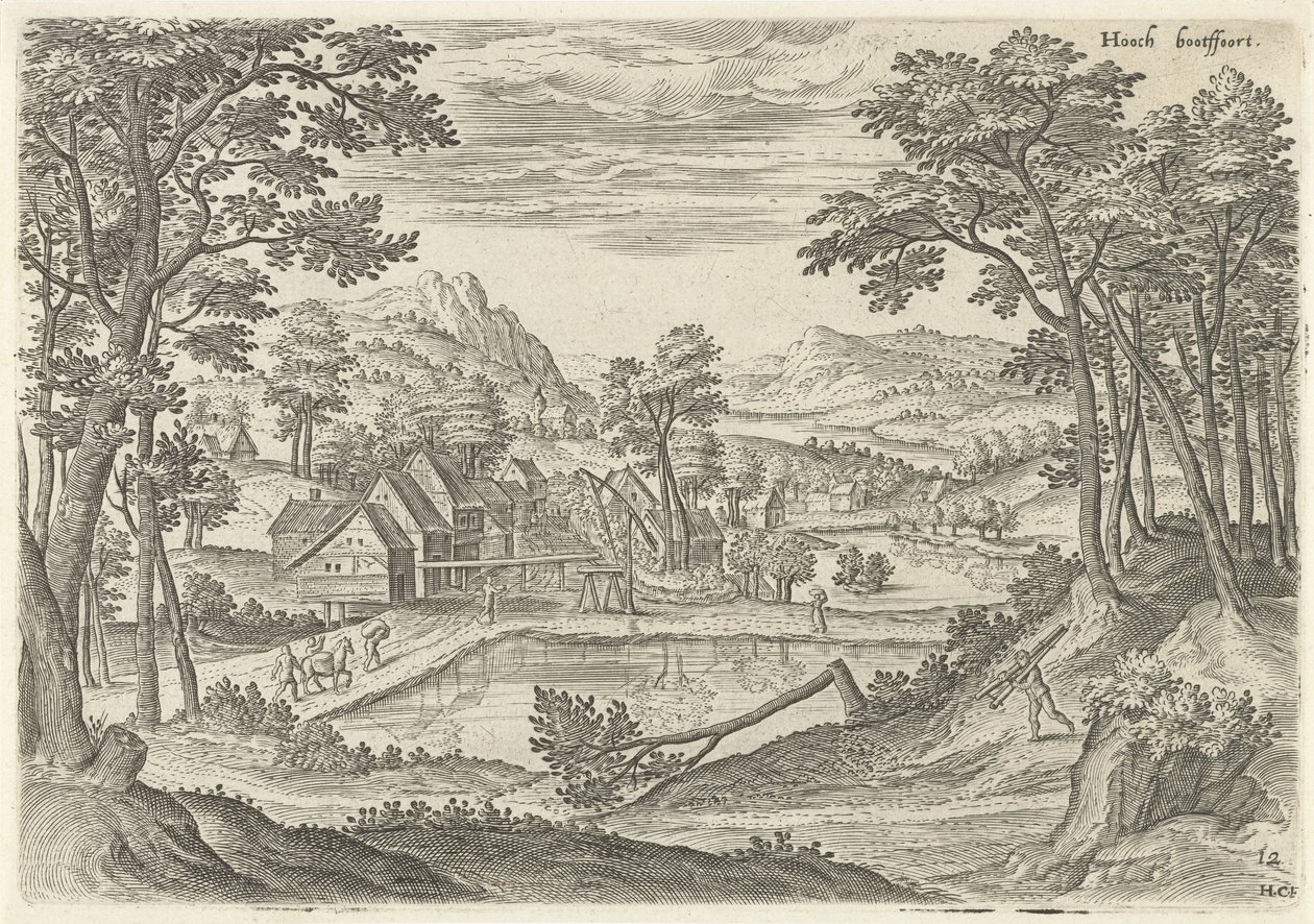 View of Bosvoorde by Hans Collaert (I)