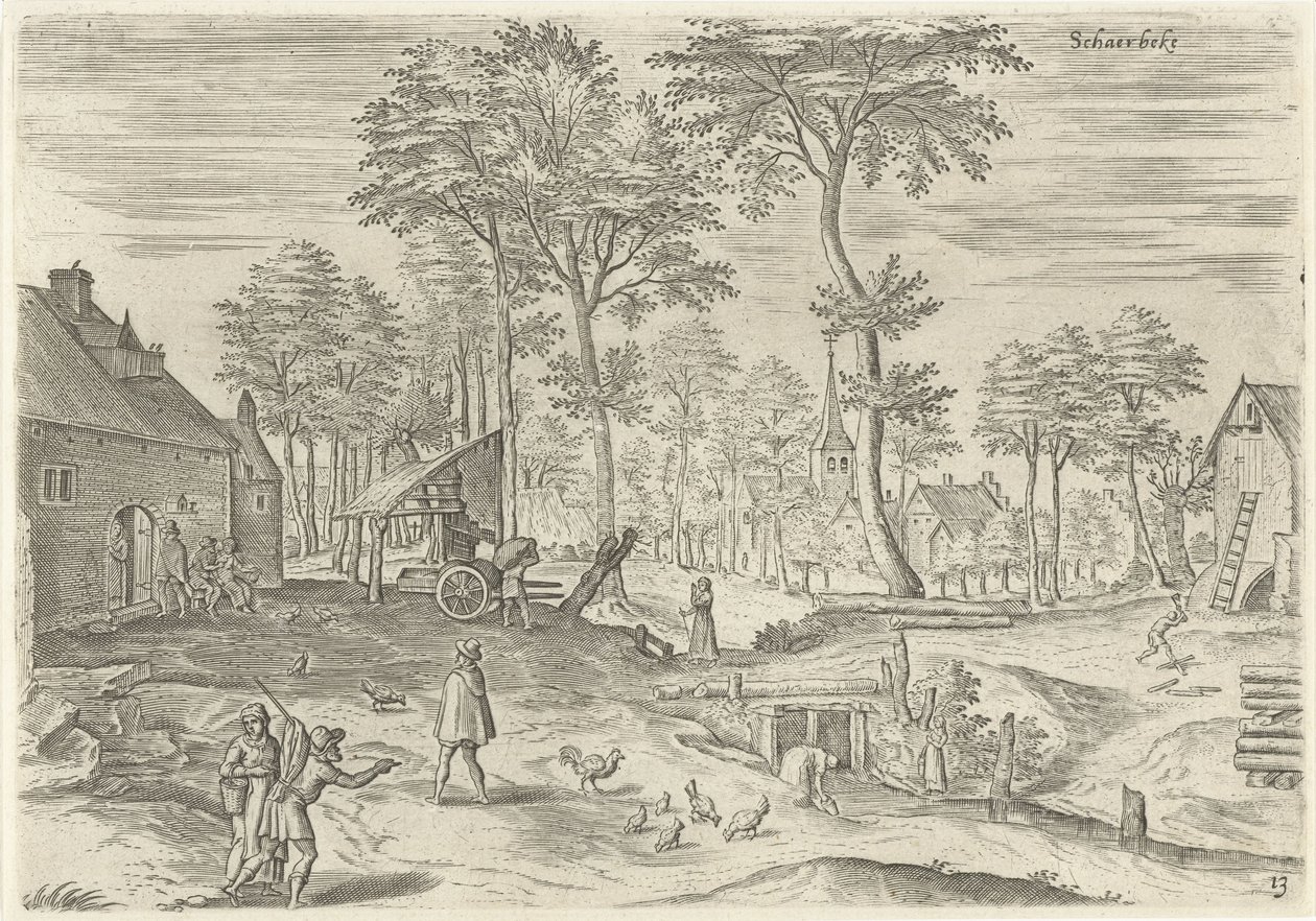 View of Schaerbeek by Hans Collaert (I)