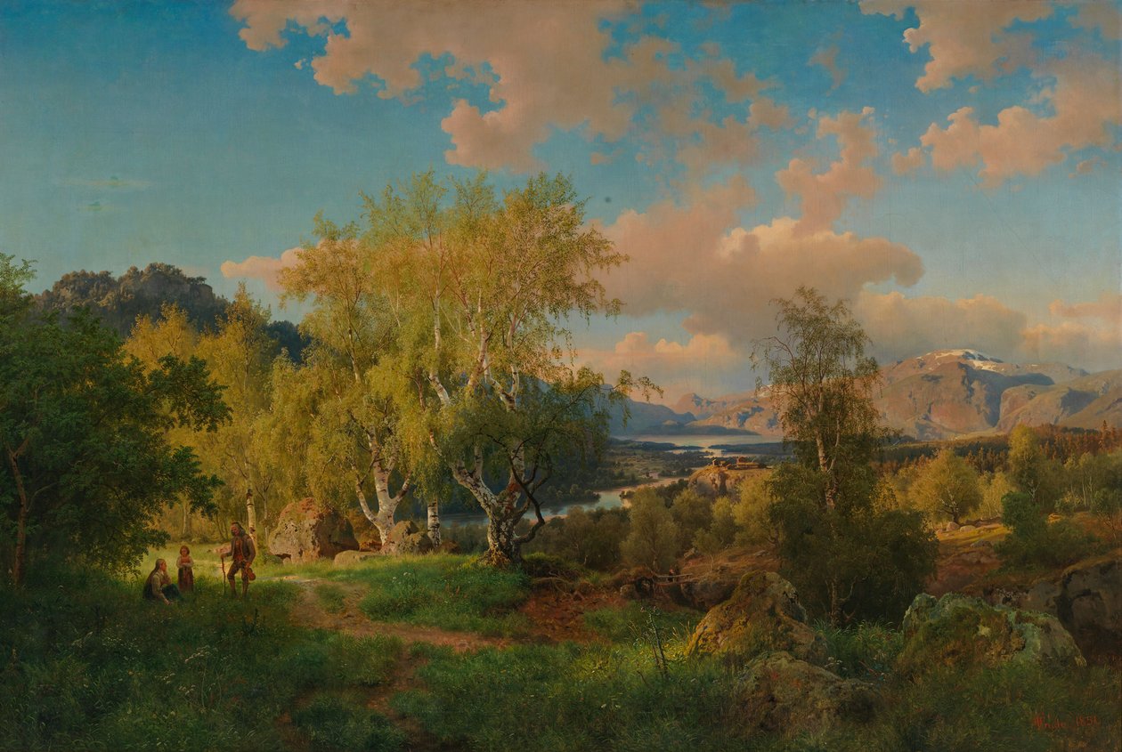 Landscape from Ringerige by Hans Gude
