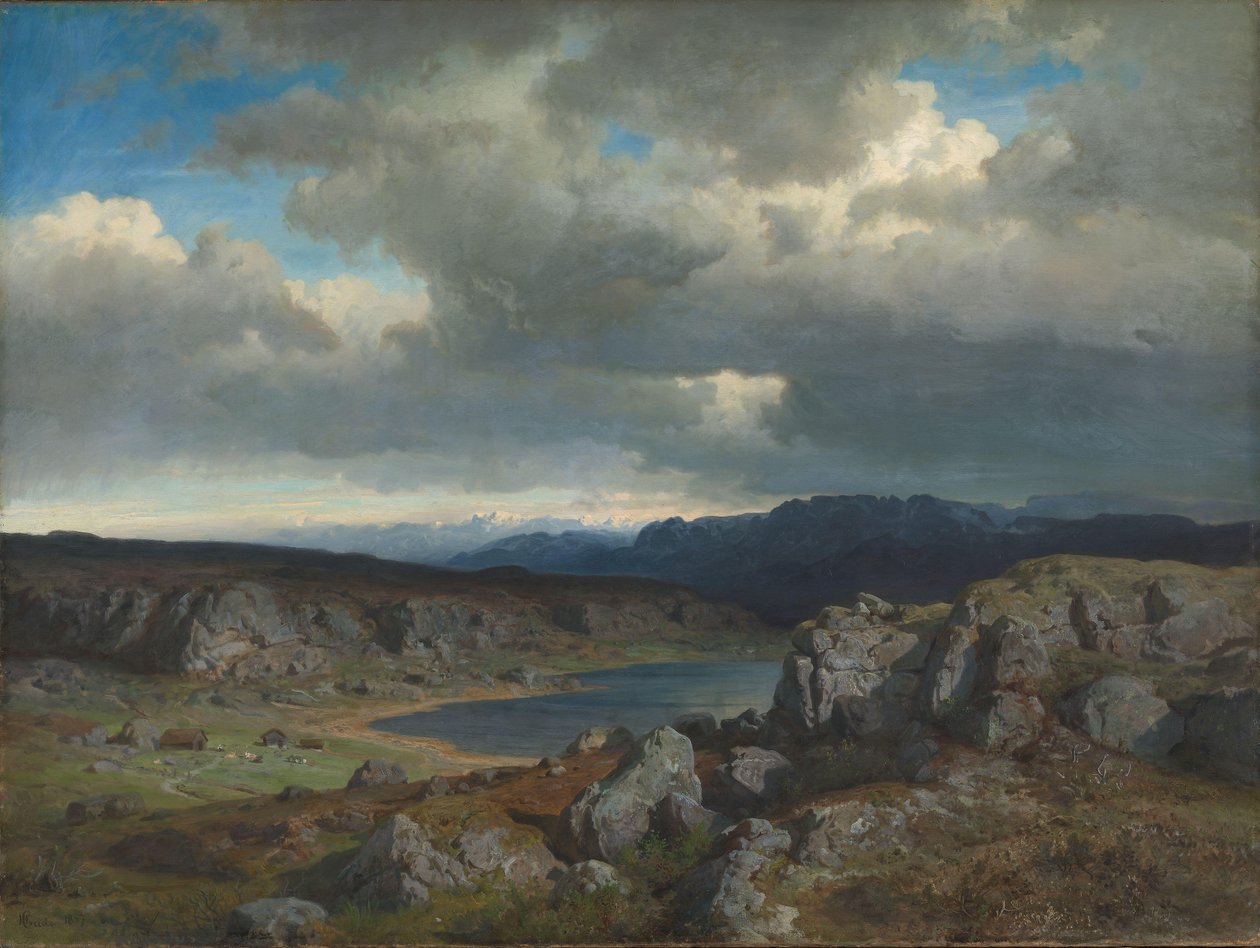 Norwegian Highlands by Hans Gude