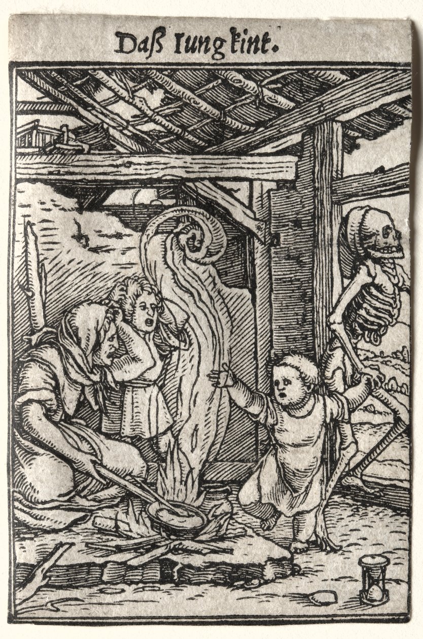 Dance of Death: The Child by Hans Holbein