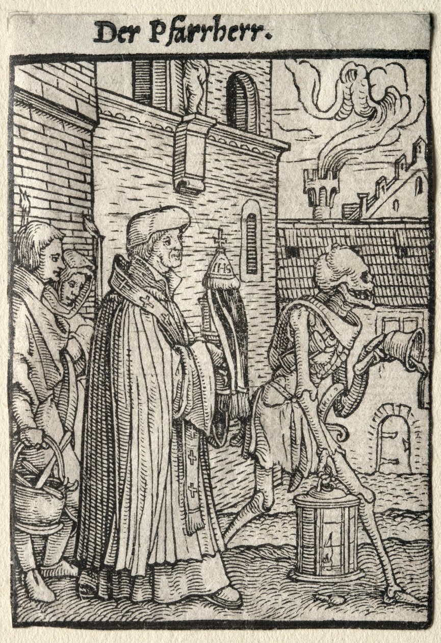 Dance of Death: The Pastor by Hans Holbein