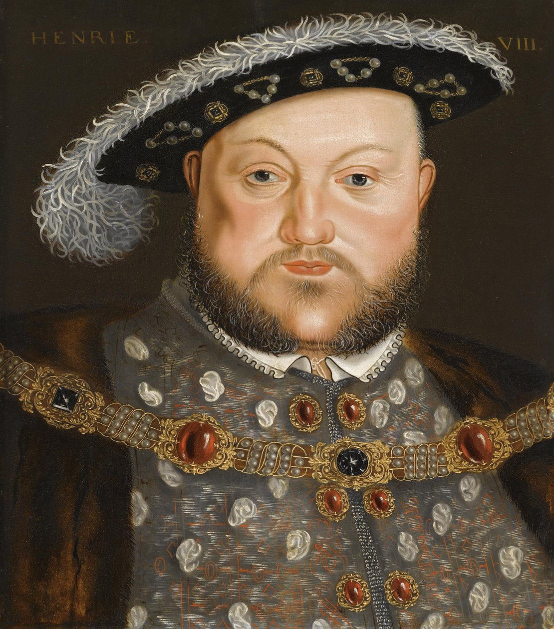 Portrait of King Henry VIII of England by Hans, Holbein