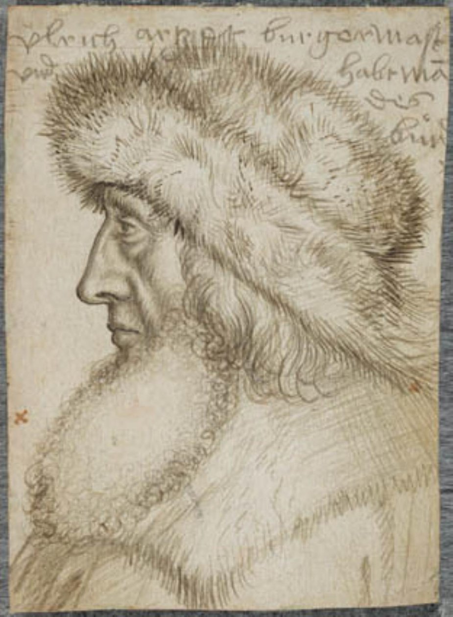 Portrait of Ulrich Artzt, Mayor of Augsburg, and Captain of the Swabian League by Hans Holbein d.Æ.