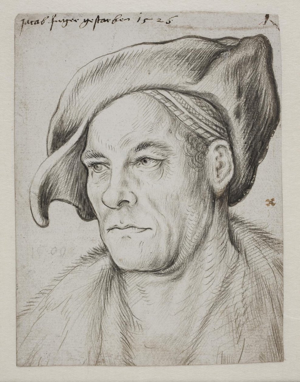 Portrait of the Financier and Merchant Jacob Fugger by Hans Holbein d.Æ.