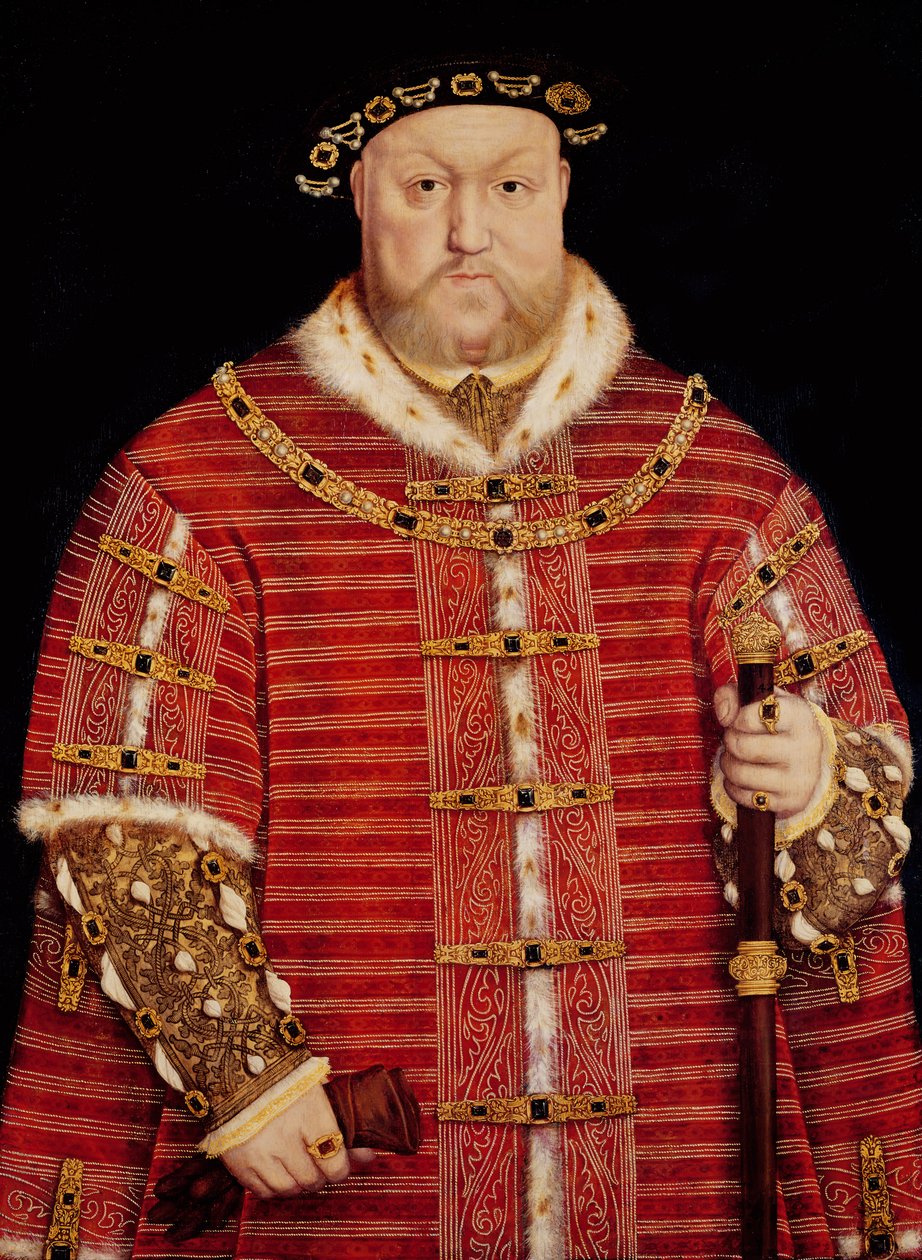Portrait of Henry VIII by Hans Holbein der Jüngere