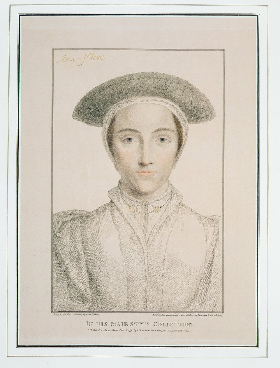 Portrait of Queen Anne of Cleves by Hans Holbein der Jüngere