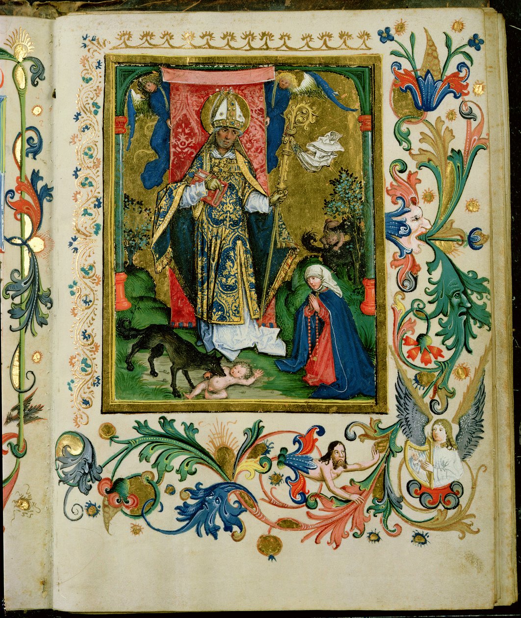 St. Augustine with the Virgin and Child by Hans Holbein der Jüngere