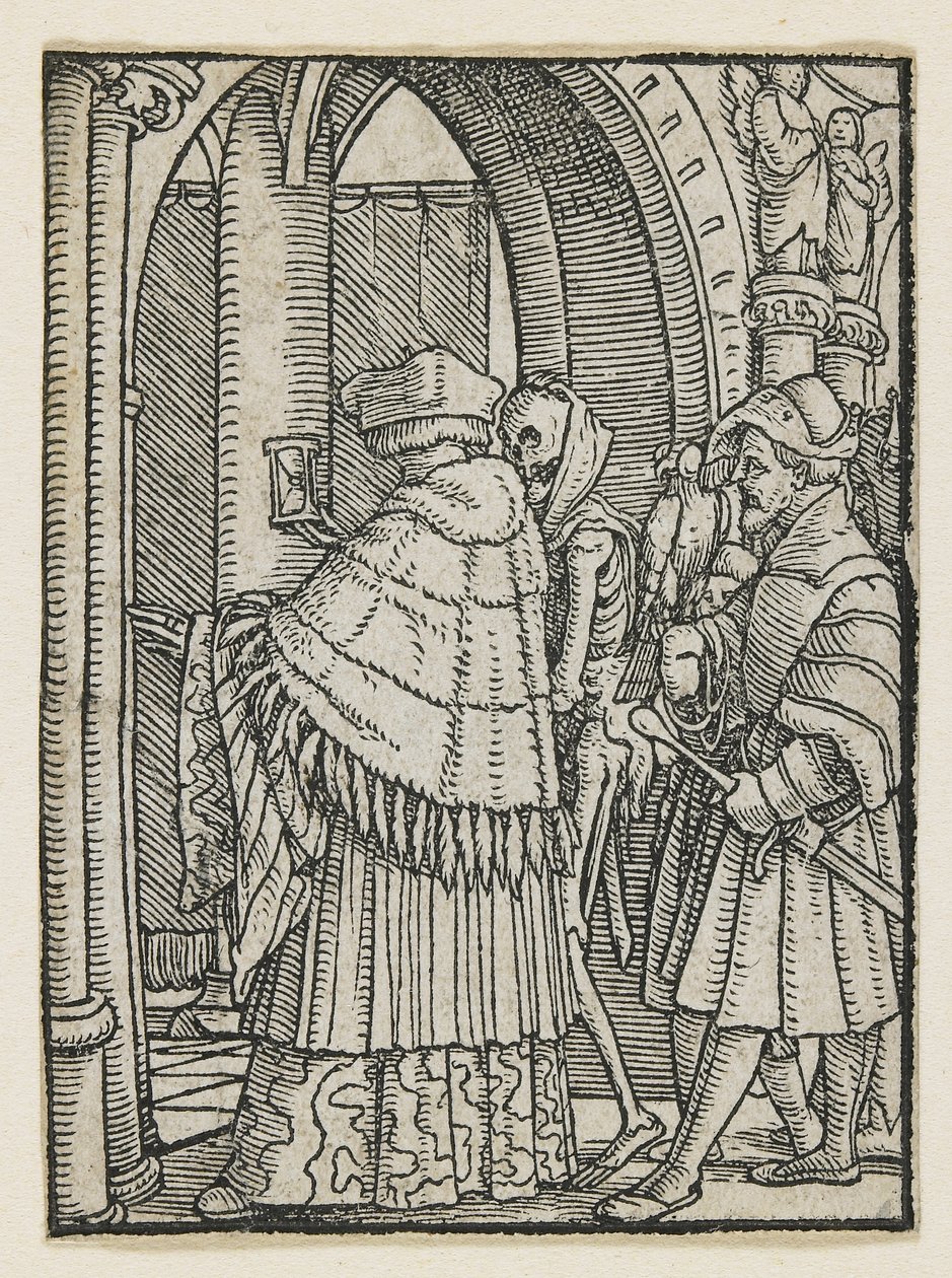 The Canon from Dance of Death (Lyons) by Hans Holbein der Jüngere