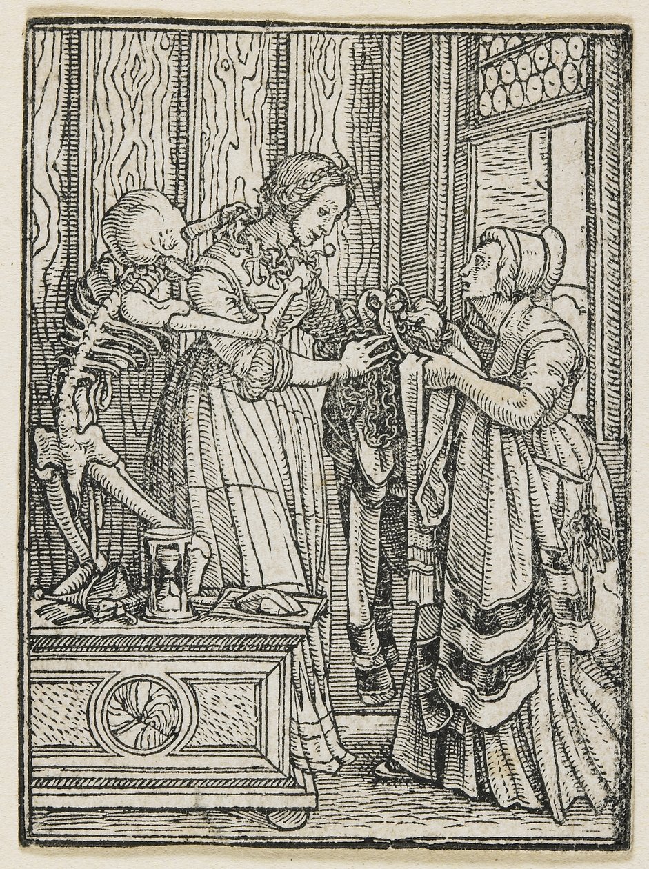The Countess from Dance of Death, 1538 by Hans Holbein der Jüngere