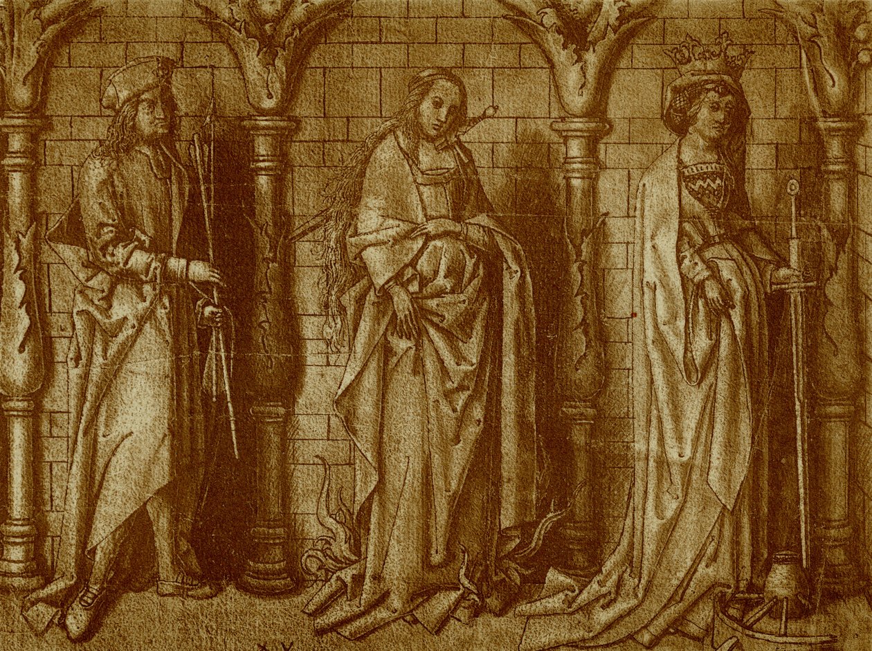 St. Willibald, Lucia, and Katharina by Hans Holbein the Elder