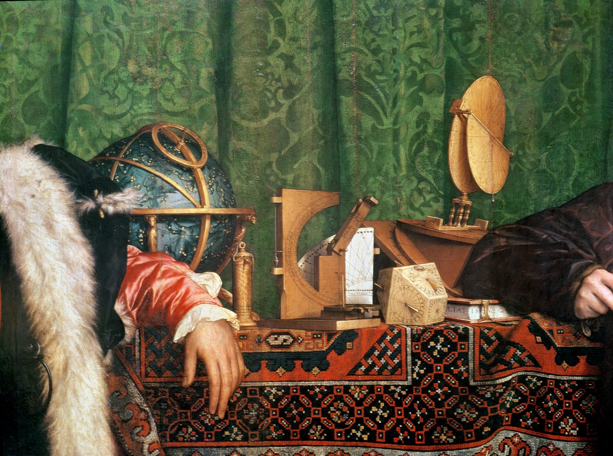 The Ambassadors (detail) by Hans Holbein the Elder