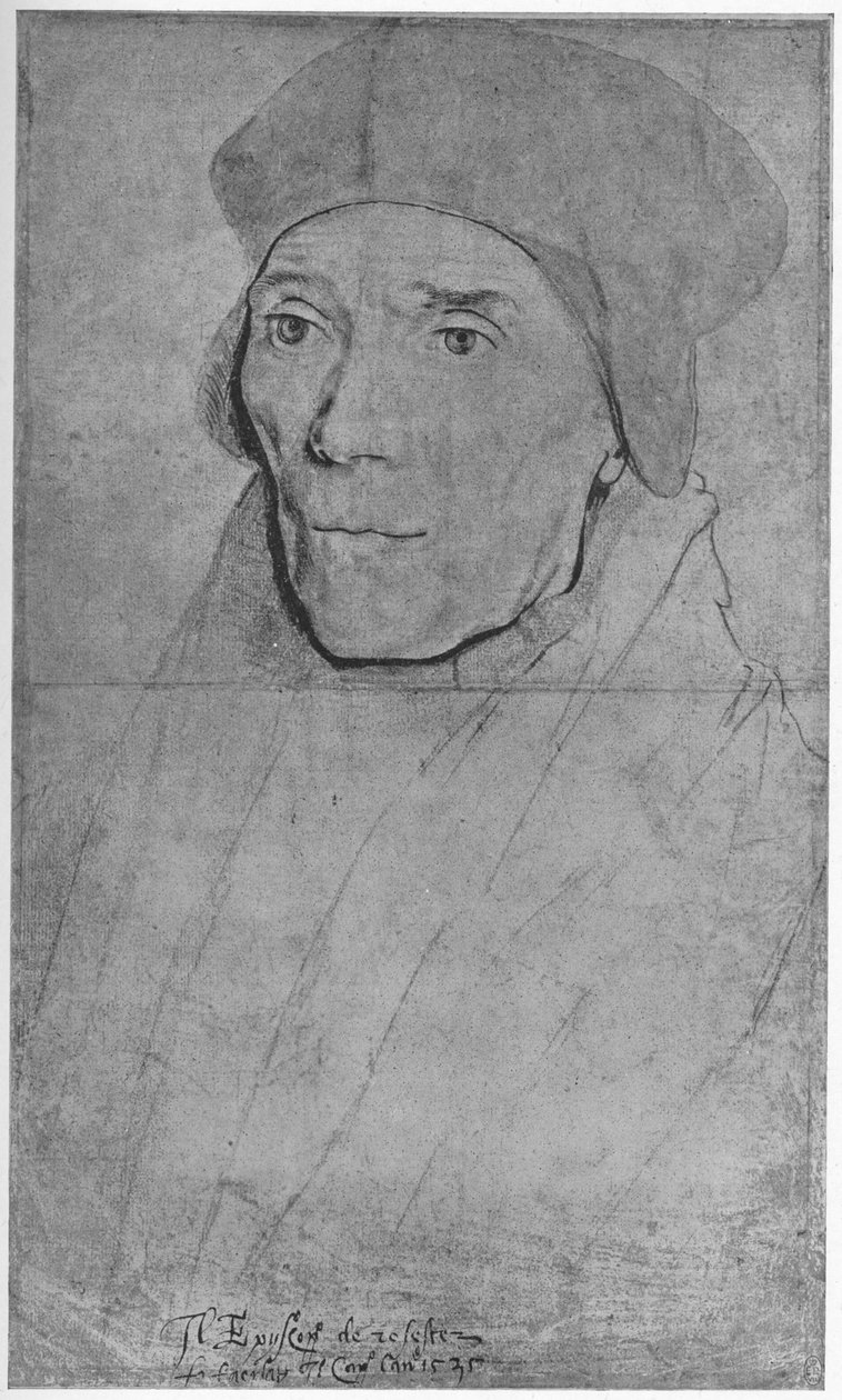 Cardinal Fisher, Bishop of Rochester, 1532-1534 by Hans Holbein der Jüngere