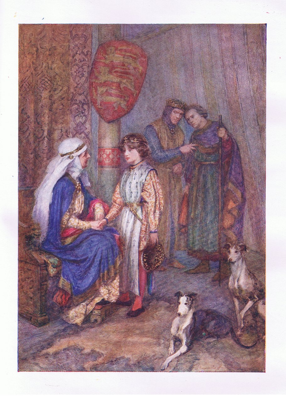 Hubert, Hubert, throw thine eye on the young boy (King John) by Hans Holbein der Jüngere