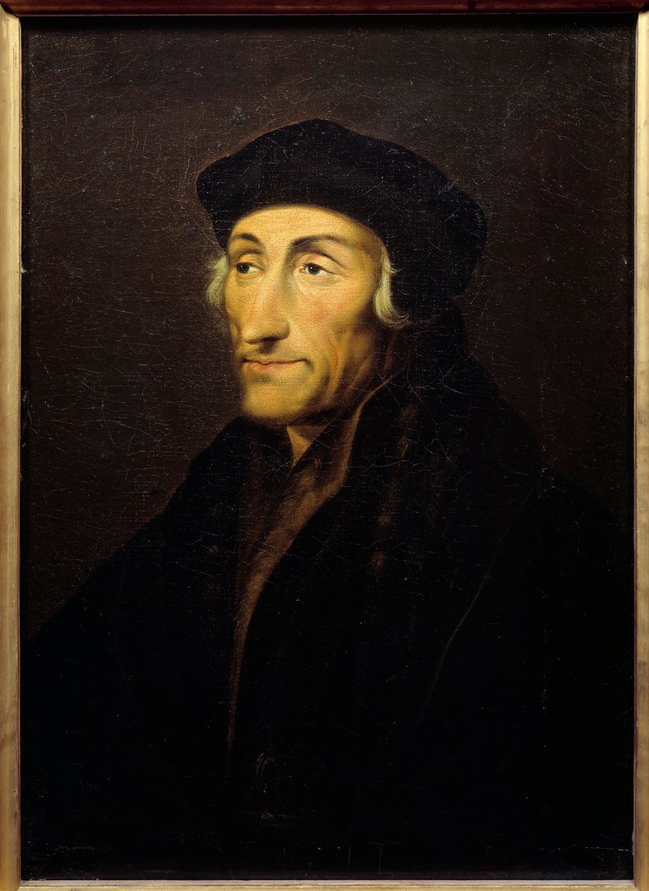 Portrait of Erasmus of Rotterdam by Hans Holbein der Jüngere
