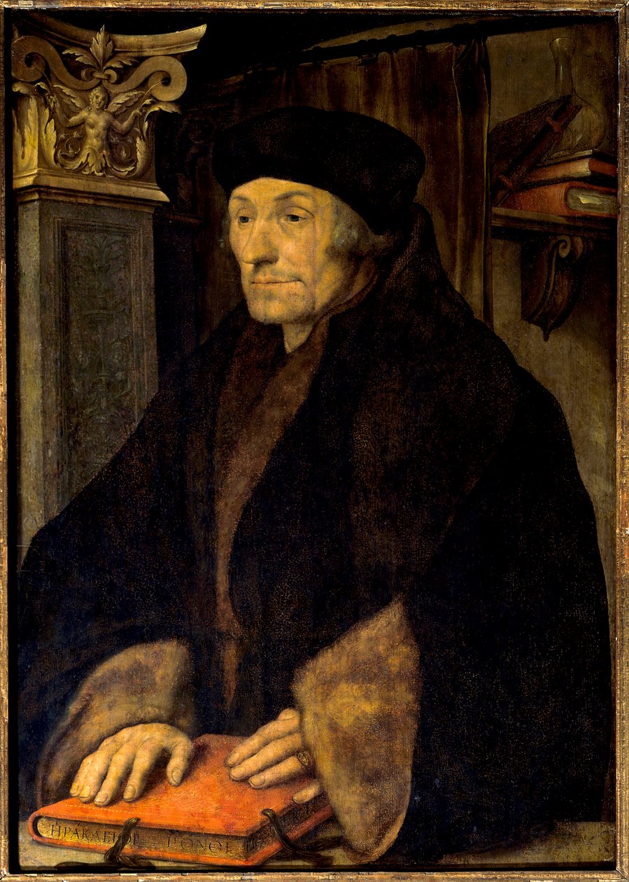 Portrait of Erasmus of Rotterdam by Hans Holbein der Jüngere