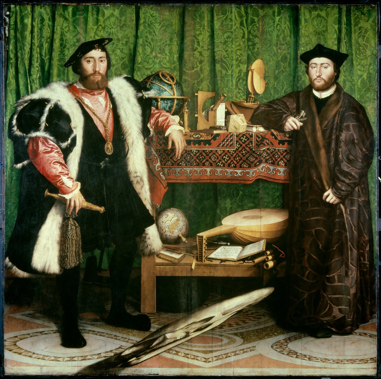 The Ambassadors by Hans Holbein the Younger