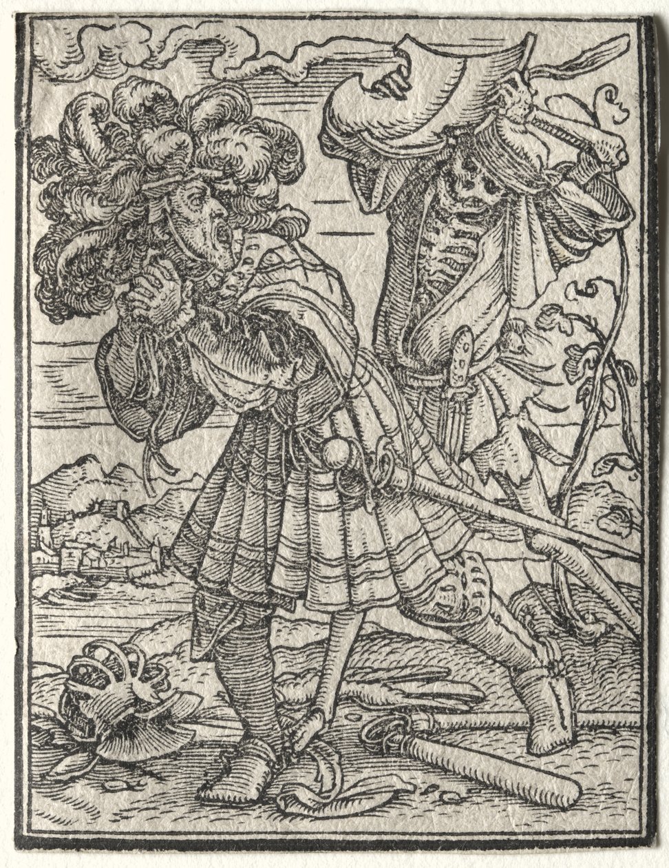 The Dance of Death: The Count by Hans Holbein the Younger