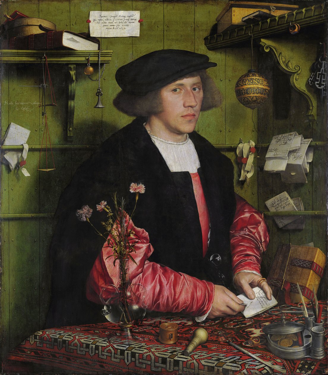 The Merchant Georg Gisze by Hans Holbein the Younger