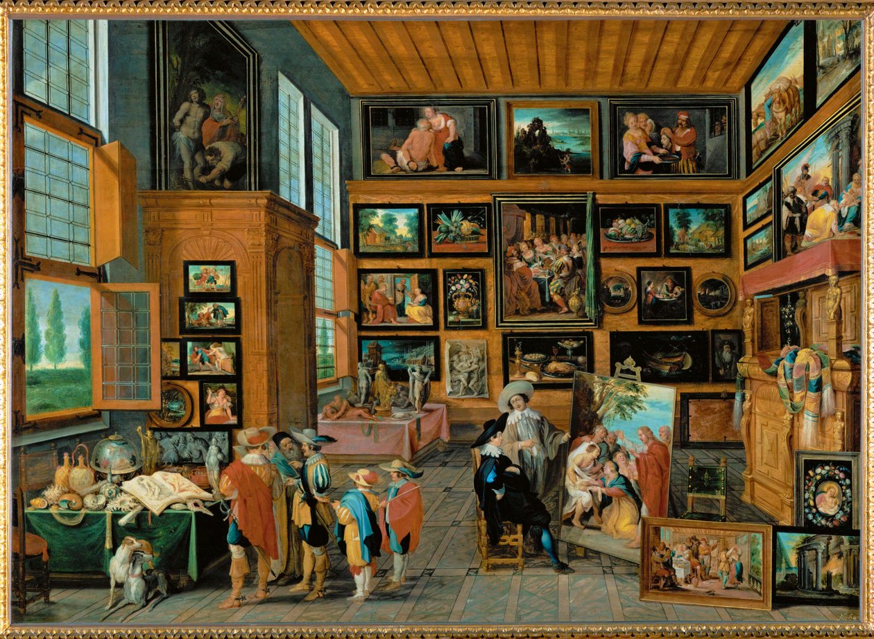 An art gallery by Hans III Jordaens