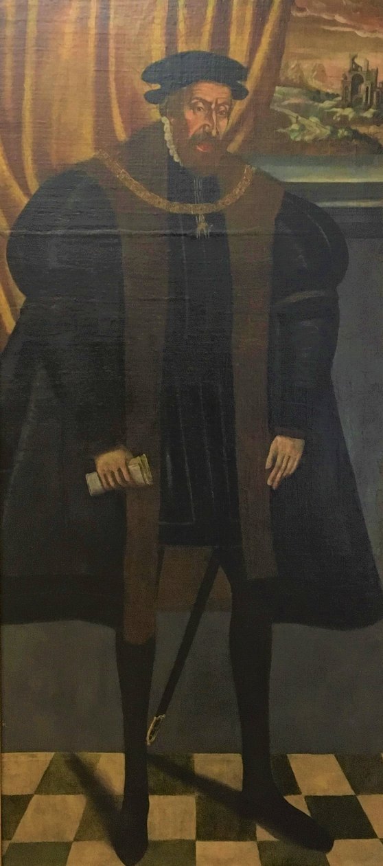 Emperor Ferdinand I of Habsburg (without frame) by Hans Krell