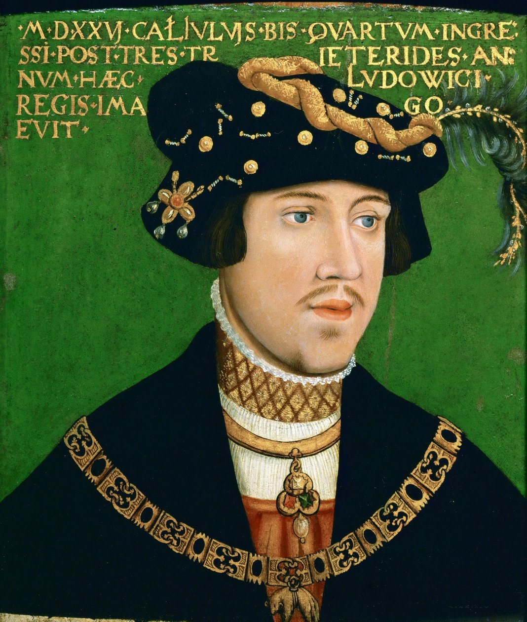 Portrait of Louis II, King of Hungary (1506-1526) by Hans Krell