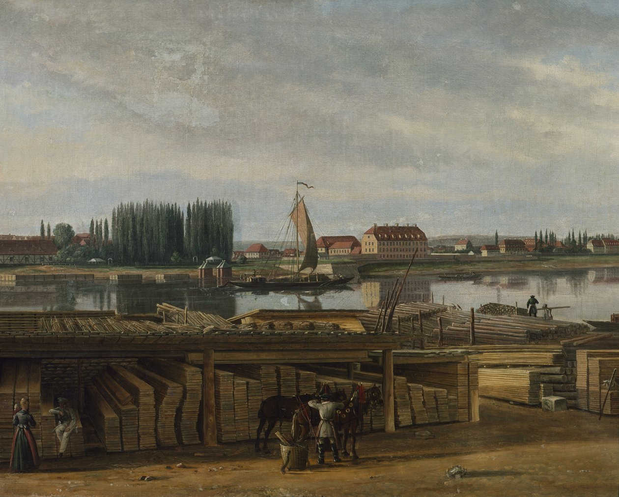 From the Area of Dresden, c.1829-30 by Hans Leganger Reusch