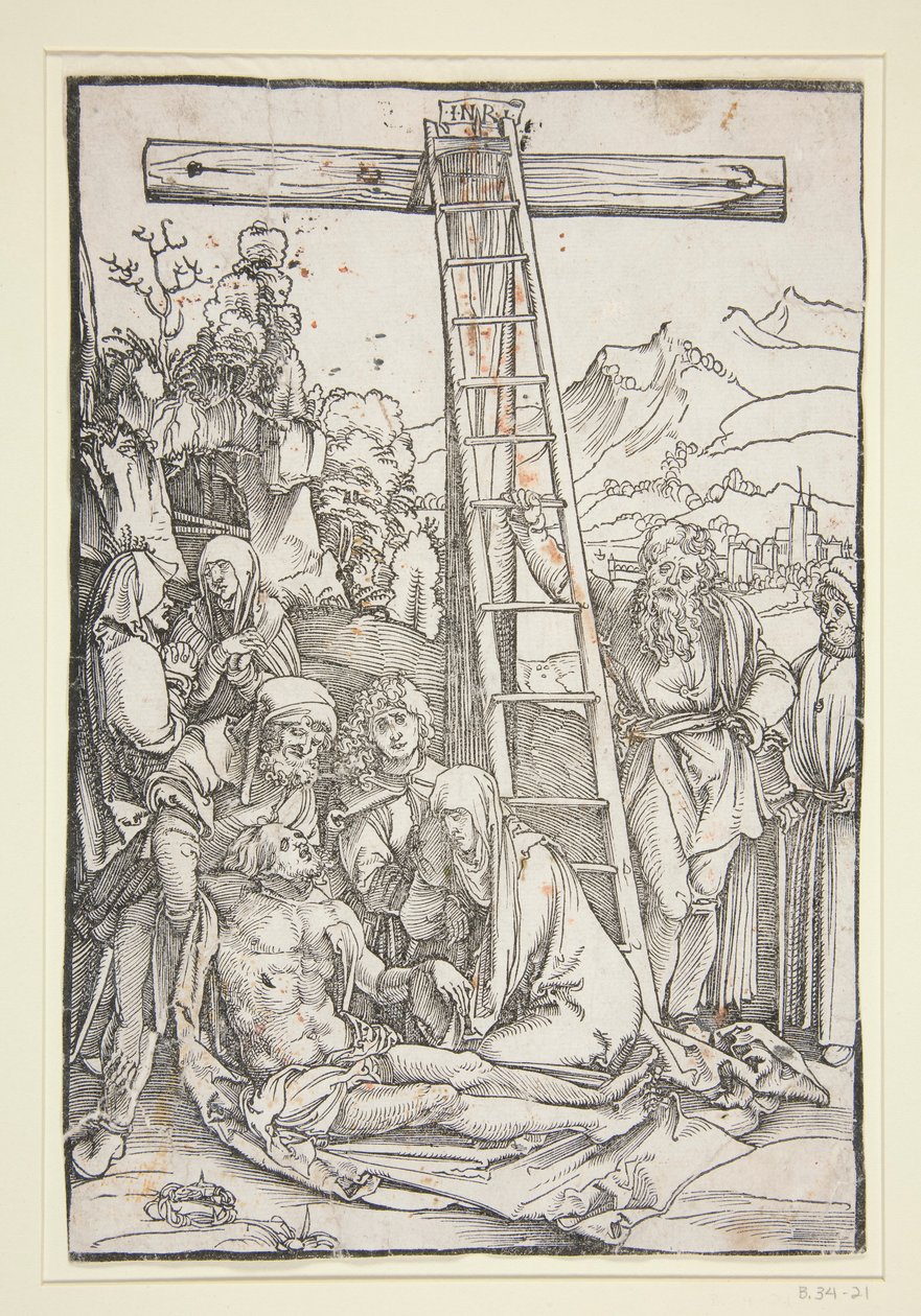 Lamentation of Christ (from the Passion of Christ) by Hans Leonard Schaufelein