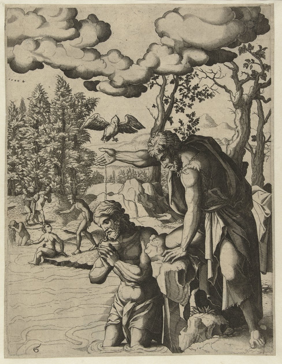 Baptism of Christ by Hans Liefrinck (I) (attributed to)