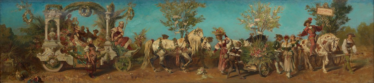 Design for the Festive Procession 1879 - Horticulture by Hans Makart