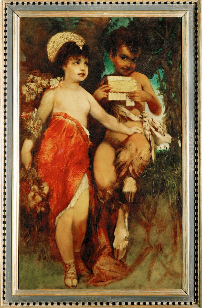 Faun and Nymph by Hans Makart