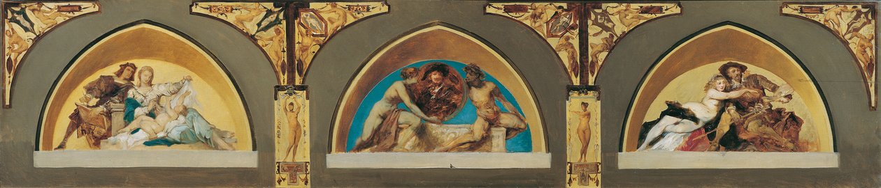 Raphael, Rembrandt, Rubens by Hans Makart