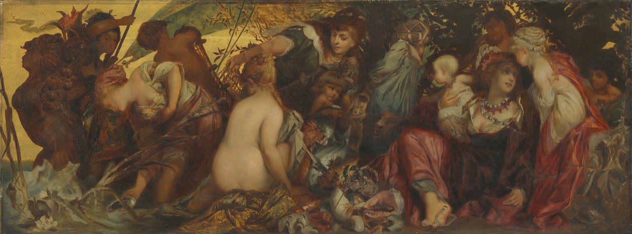 Treasures of the Sea, c. 1870-75 by Hans Makart