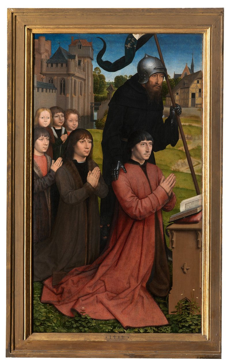 Triptych of Willem Moreel (detail) by Hans Memling