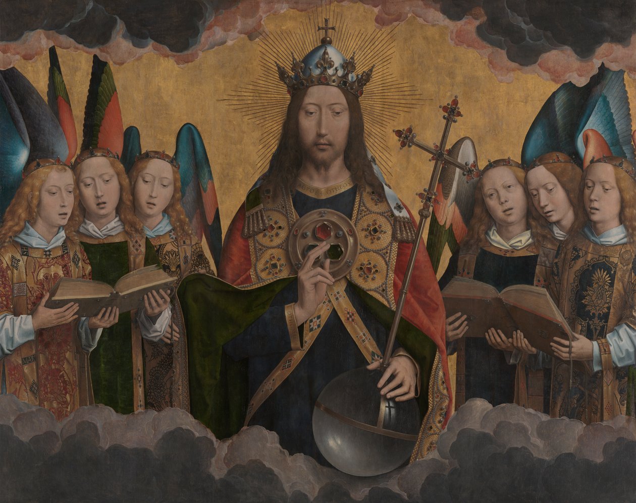 God the Father with Singing Angels by Hans Memling