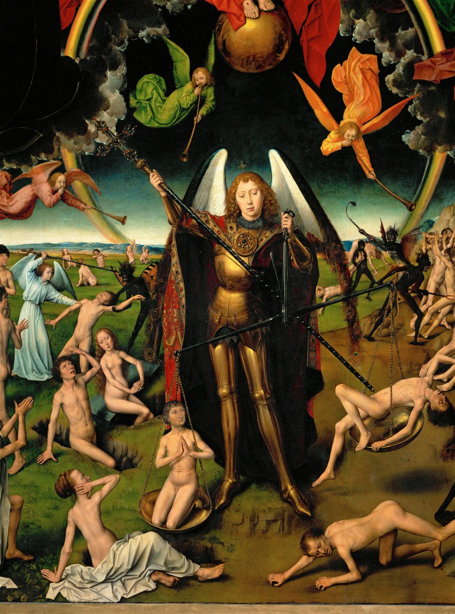 Triptych with the Last Judgement: Center Panel (Detail) by Hans Memling
