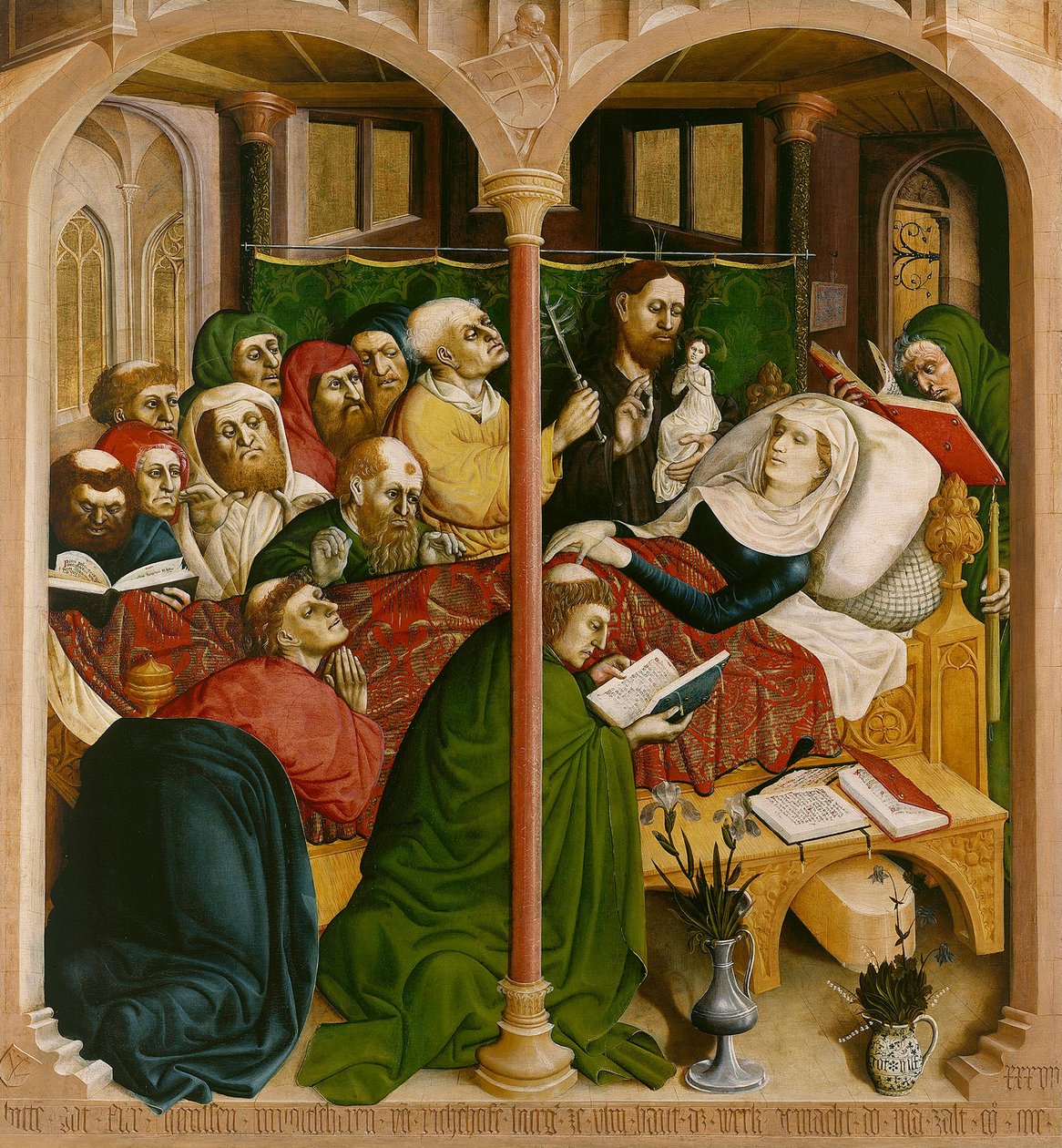 The Death of Mary. The Wings of the Wurzach Altar by Hans Multscher