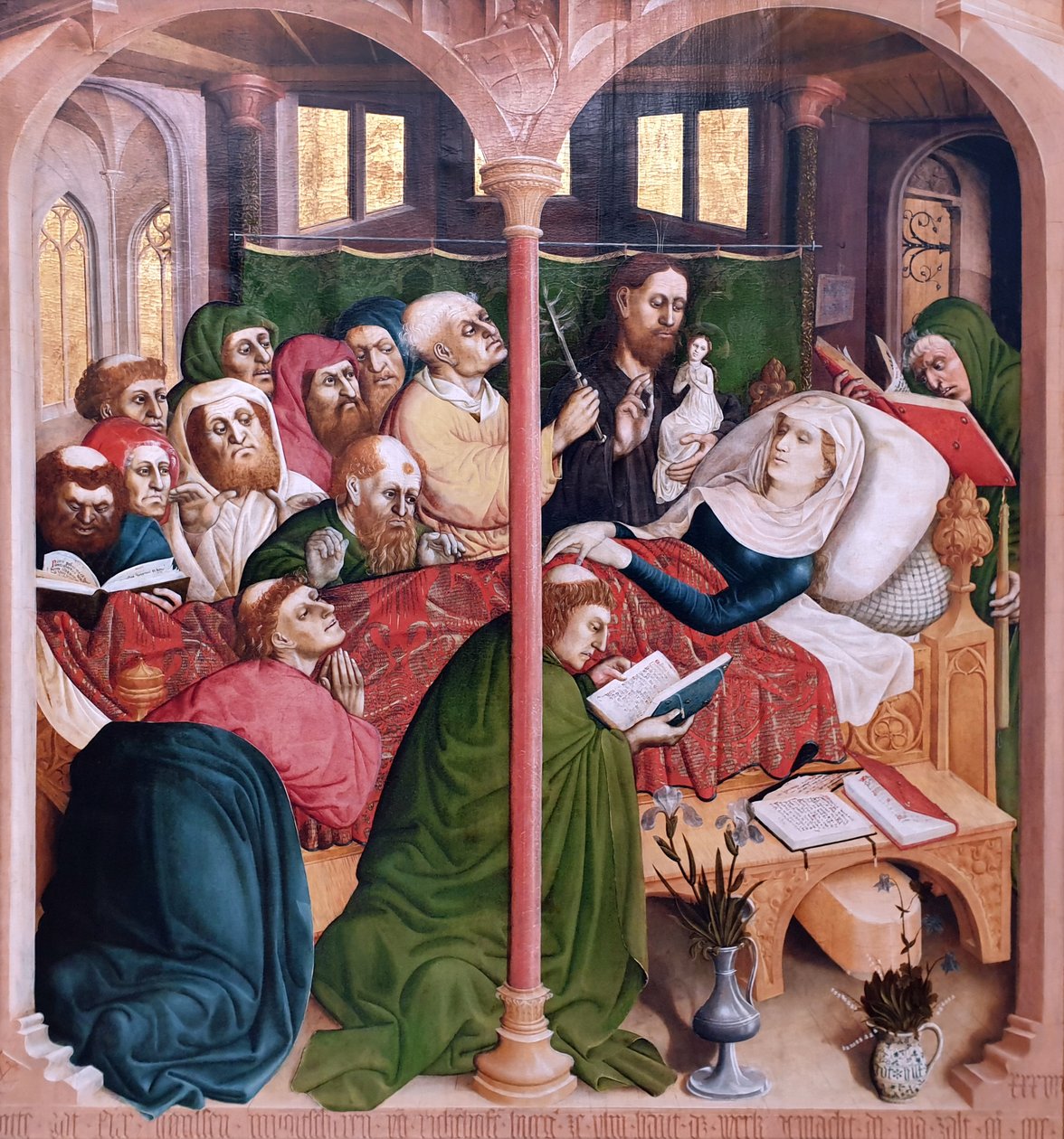 Wing of the Wurzacher Altar: The Death of Mary by Hans Multscher
