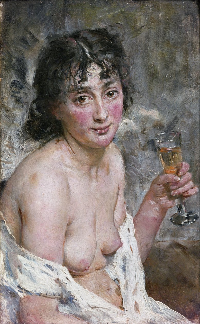 Champagne Girl by Hans Olaf Heyerdahl