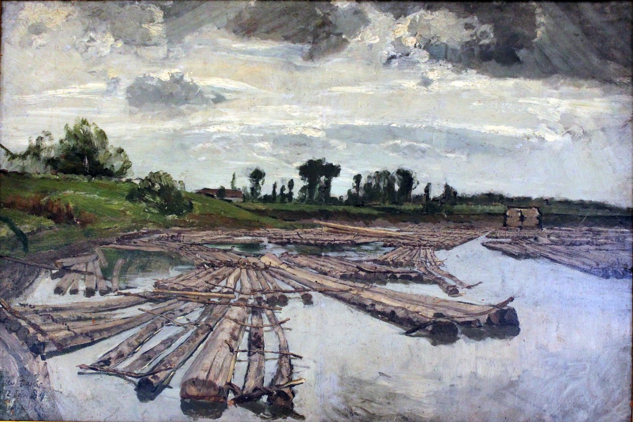 At the Old Customs House in Dusseldorf by Hans Peter Feddersen