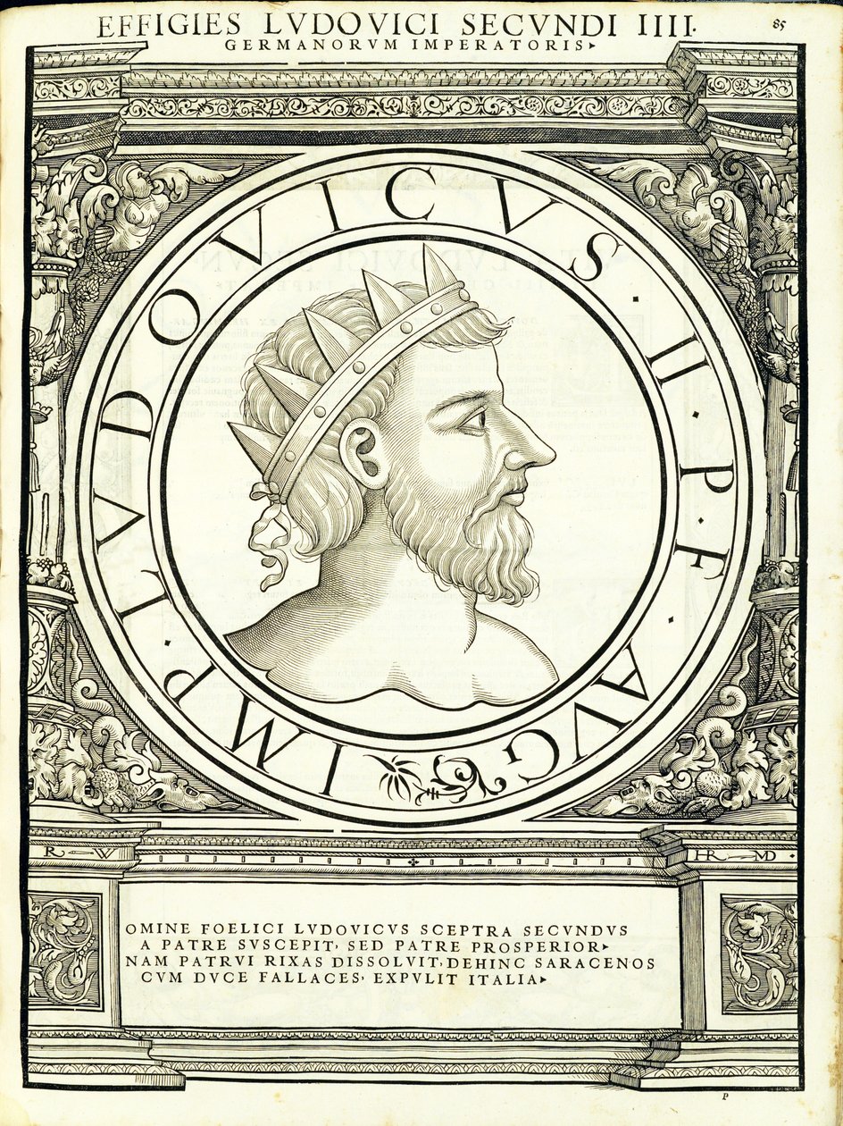 Ludouicus II, illustration from 