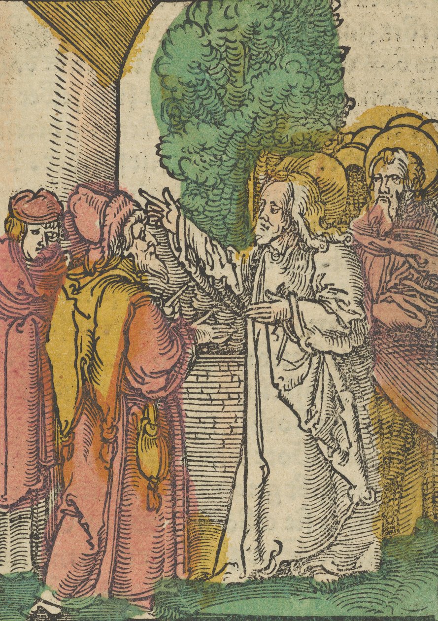 Parable of the Pharisees and the Tax-Collector, from Das Plenarium by Hans Schäufelein the Elder