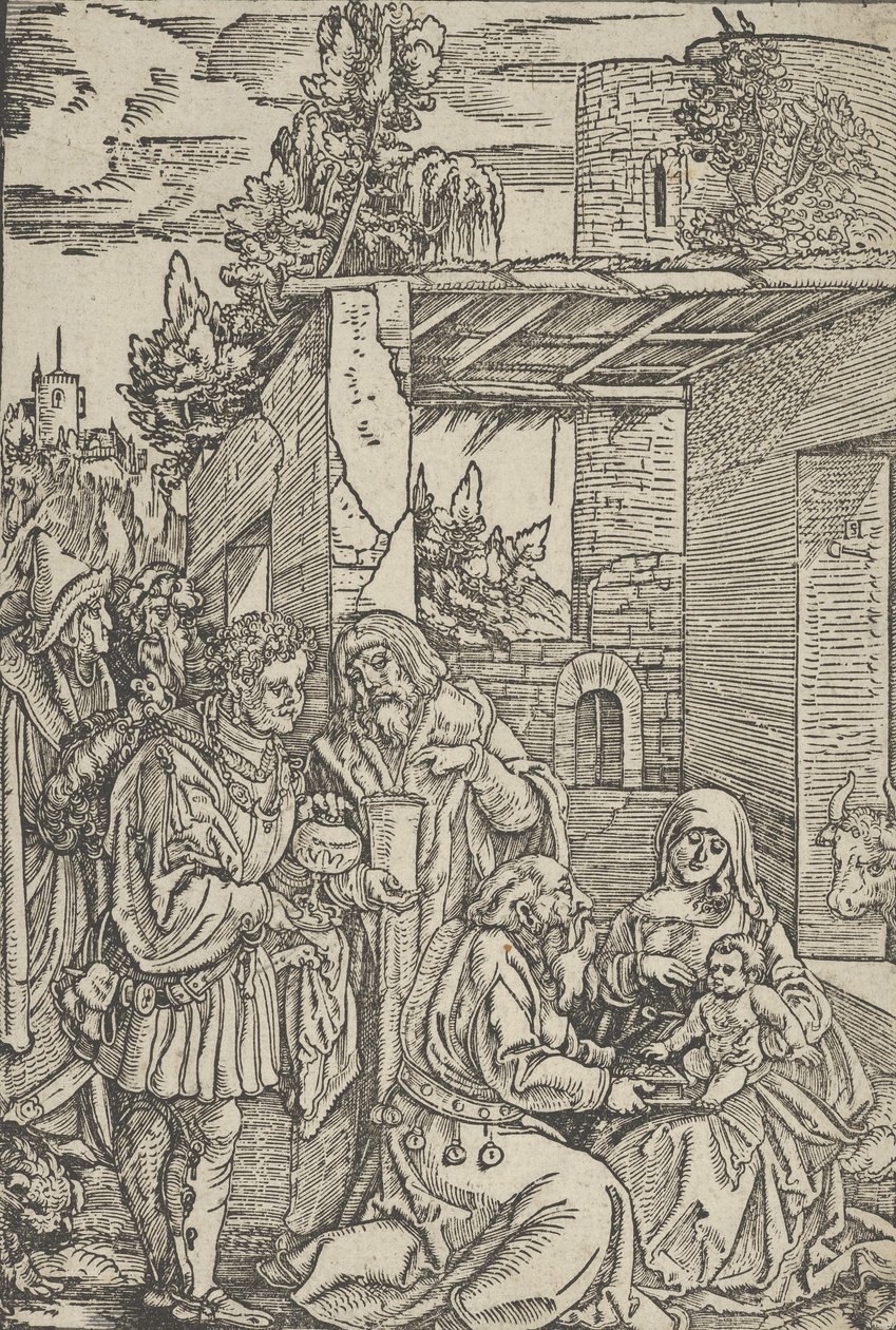 The Adoration of the Magi by Hans Schäufelein the Elder