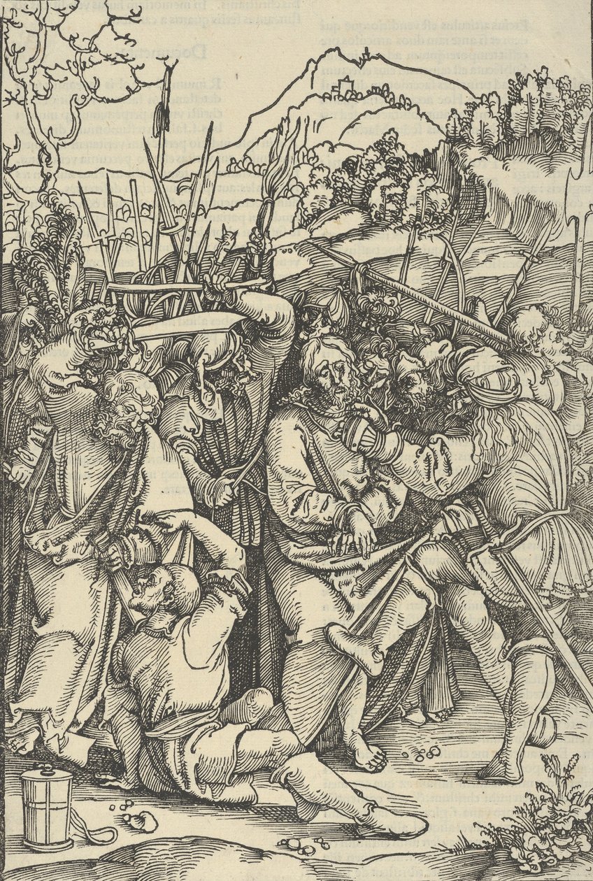 The Arrest of Christ, from Speculum Passionis Domini Nostri Ihesu Christi by Hans Schäufelein the Elder